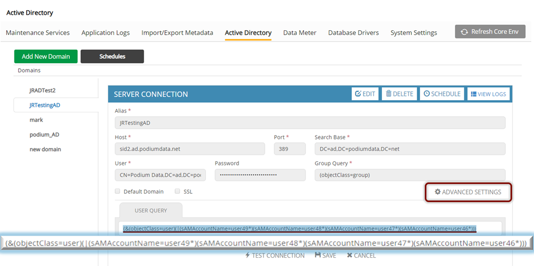 Create a more targeted filter on Active Directory users