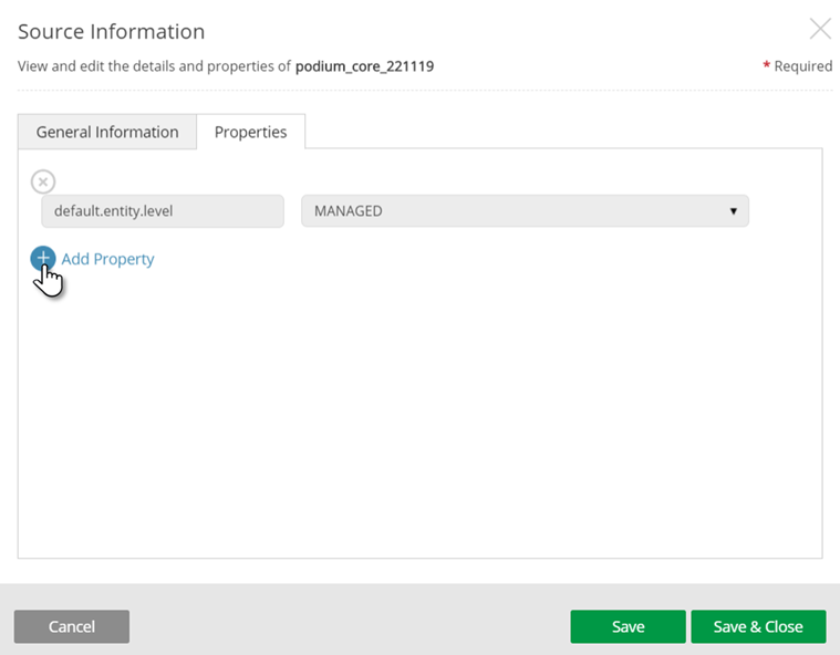 Add a property to appropriate object level