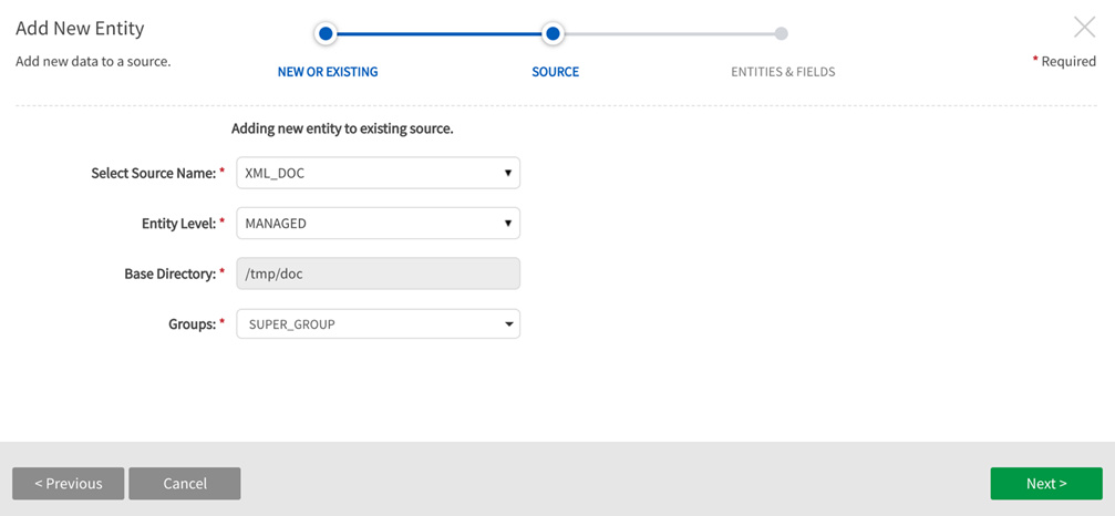 d select add data to existing source