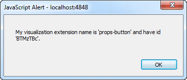 Example JavaScript Alert window