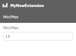 Custom integer field with title in extension as accordion object