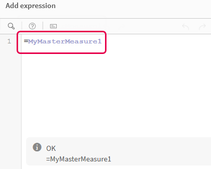 Create variable for master measure.