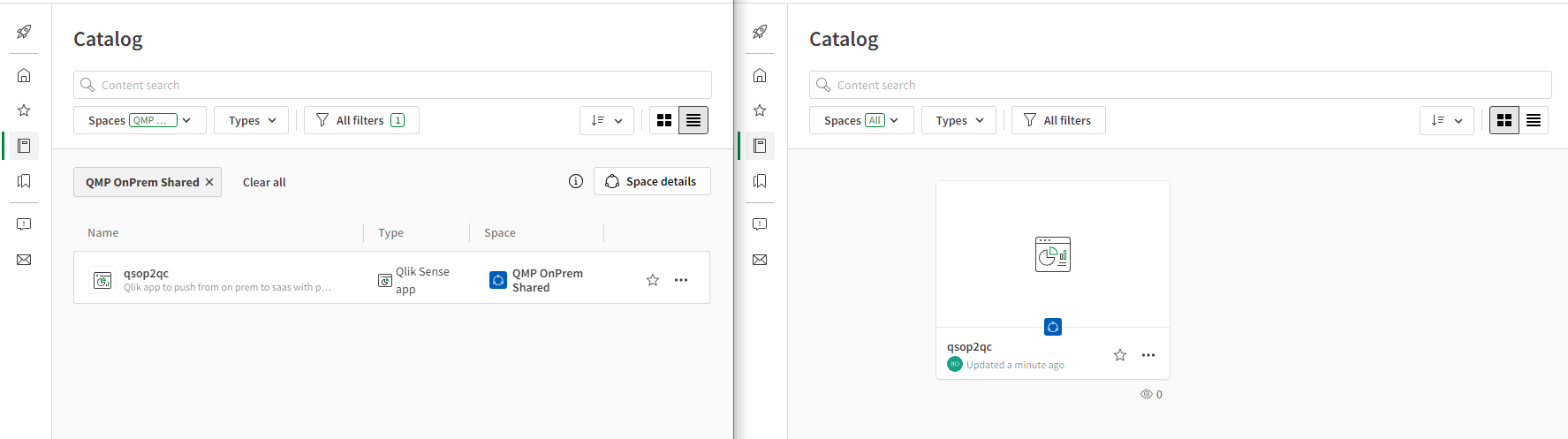 Contenuto del nuovo catalogo