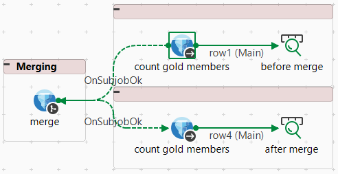 Merging subJob.