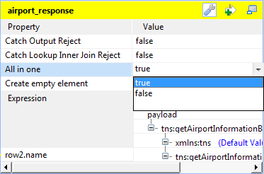 Screenshot of the output table.