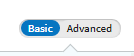 Basic/Advanced mode toggle.