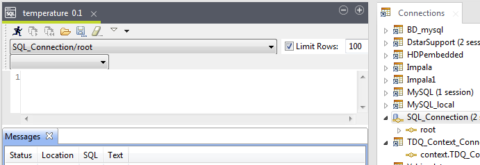 Overview of the SQL Editor.