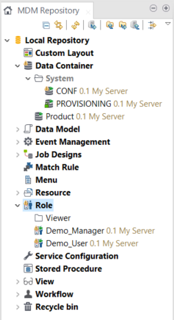 MDM Repository opened.