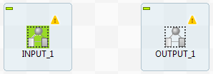 INPUT and OUTPUT components.