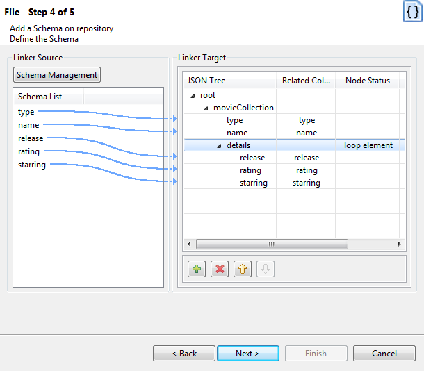 File - Step 4 of 5 dialog box.