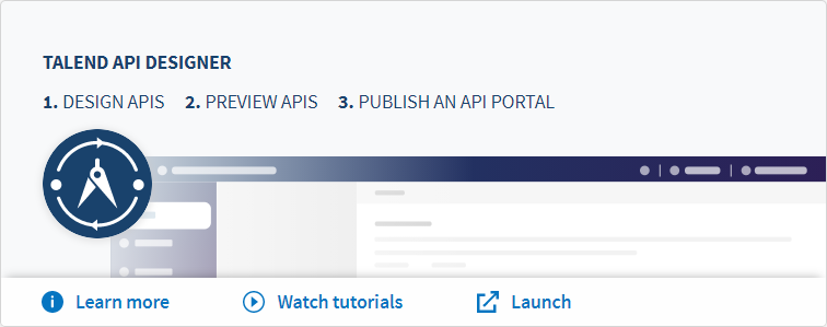 Tuile Talend API Designer.