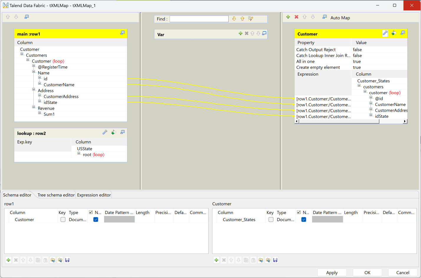 Map Editor du tXMLMap.