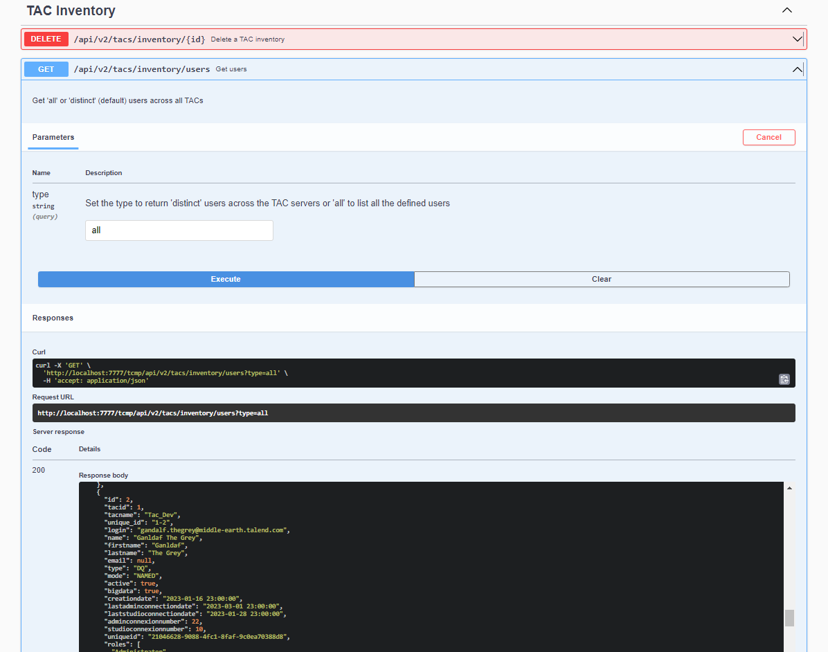 Documentation d'API pour une API vous permettant d'obtenir les utilisateur·trices.