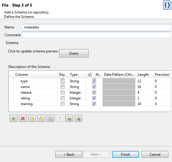 Boîte de dialogue File - Step 5 of 5 (Fichier - Étape 5 sur 5).