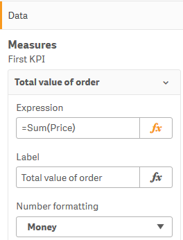 KPI'yı yapılandırma.